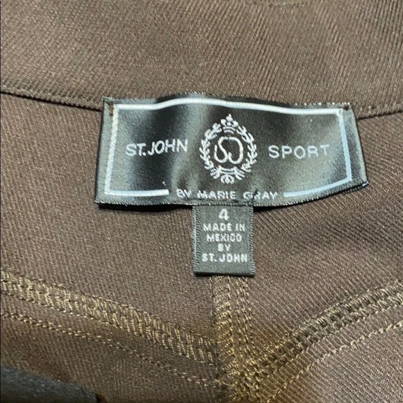 St John Sport Brown Pants - Picture 8 of 10